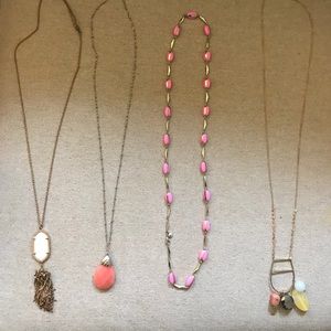 Delicate necklace bundle of 4
